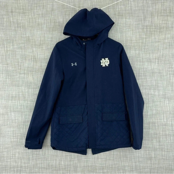 Under Armour coldgear jacket women's Size medium embroidered notre dame 0038 - Picture 1 of 9